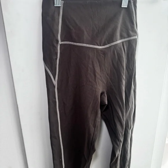 Aoxjox Workout High Waisted Leggings - Driftwood Brown - Picture 4 of 8